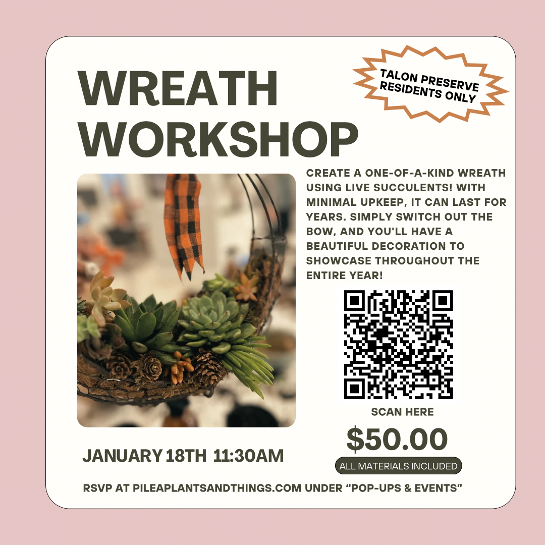 Wreath Workshop (Talon Preserve Residents only)